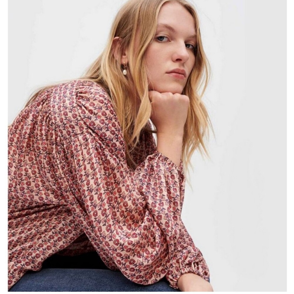 Maje Mini Fleurs Suze 2 (Medium- Large) Relaxed Blouse
